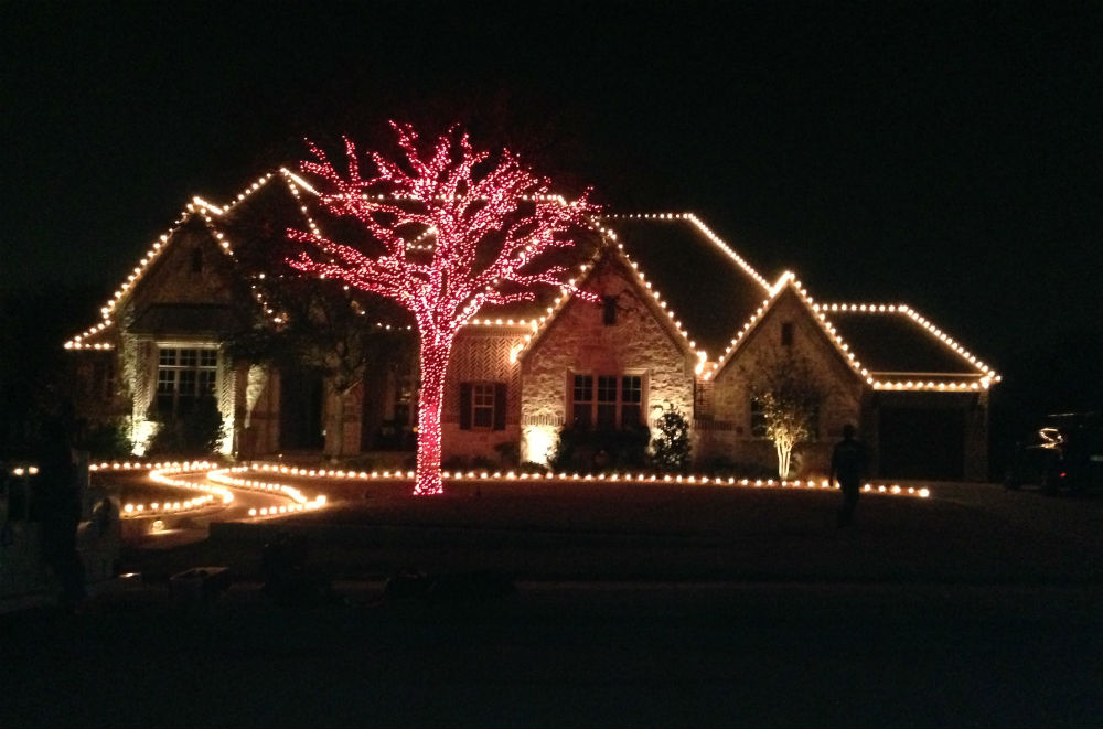 wrapped tree lights dallas landscape lighting wrapped tree lights dallas landscape lighting