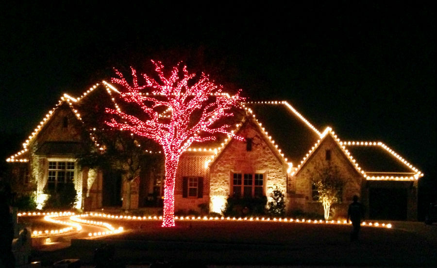 red tree christmas lights plano bg dallas landscape lighting red tree christmas lights plano bg dallas landscape lighting