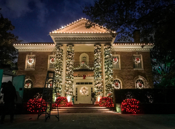 Christmas Light Installation - Dallas Landscape Lighting