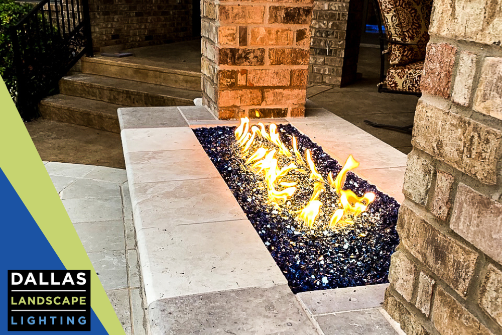 Fire Pit Installation in Dallas - Dallas Landscape Lighting