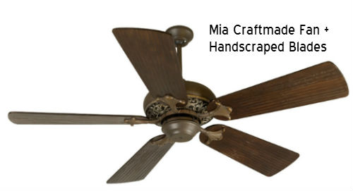 Craftmade Mia Handscraped Blades Dallas Landscape Lighting