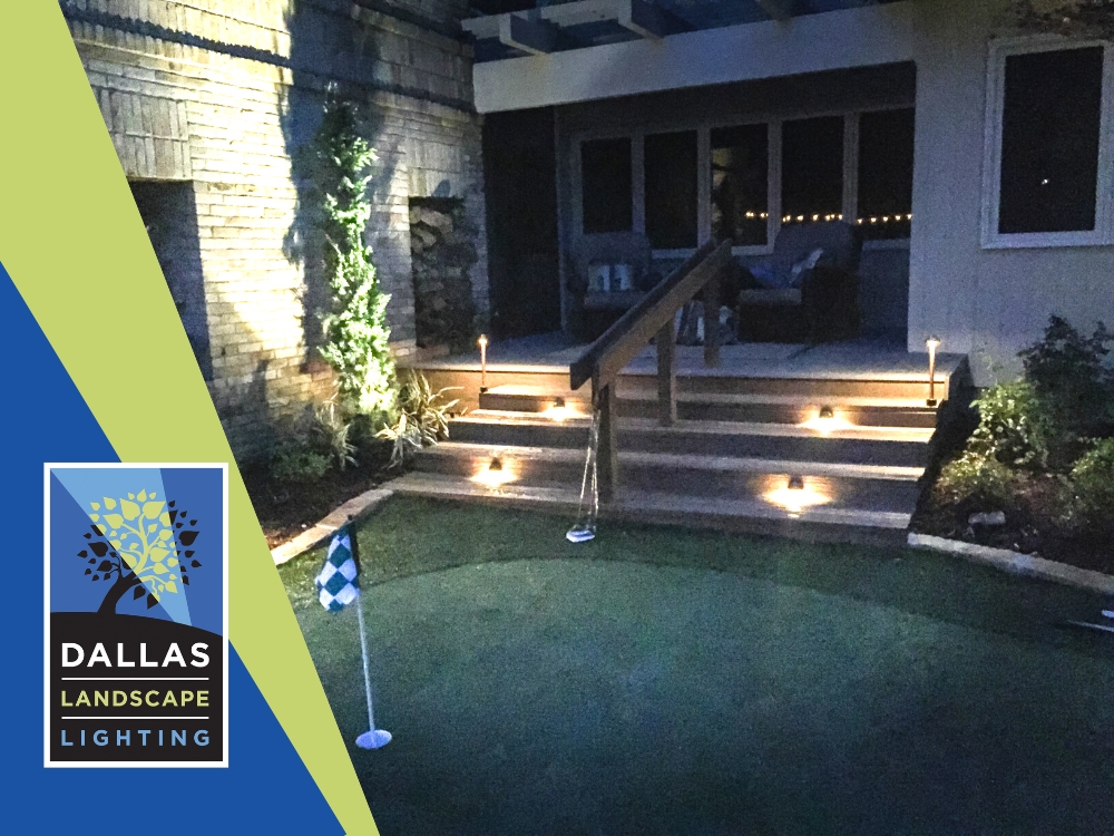 Outdoor Stair Lighting in Dallas