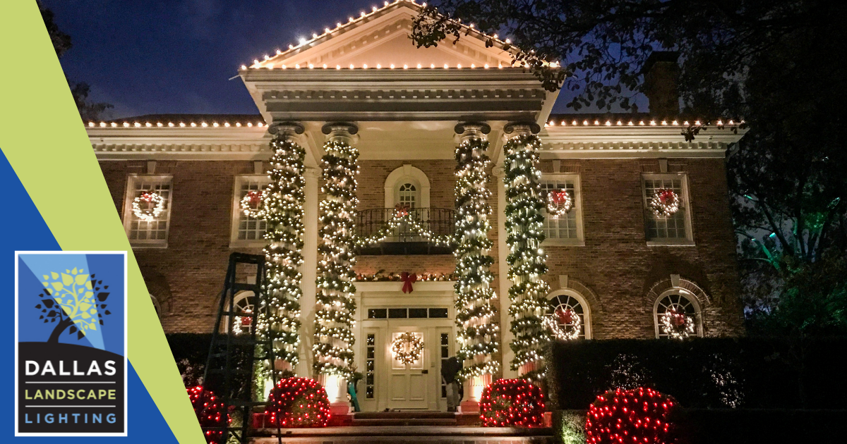 Plano Christmas Light Installation Company - Dallas Landscape Lighting