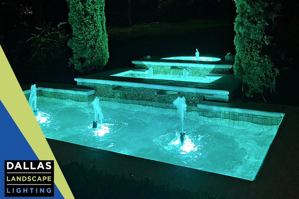 Pool Lighting Installation - Dallas Landscape Lighting