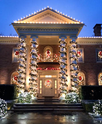 Professional Christmas Lighting Installation - Dallas Landscape Lighting