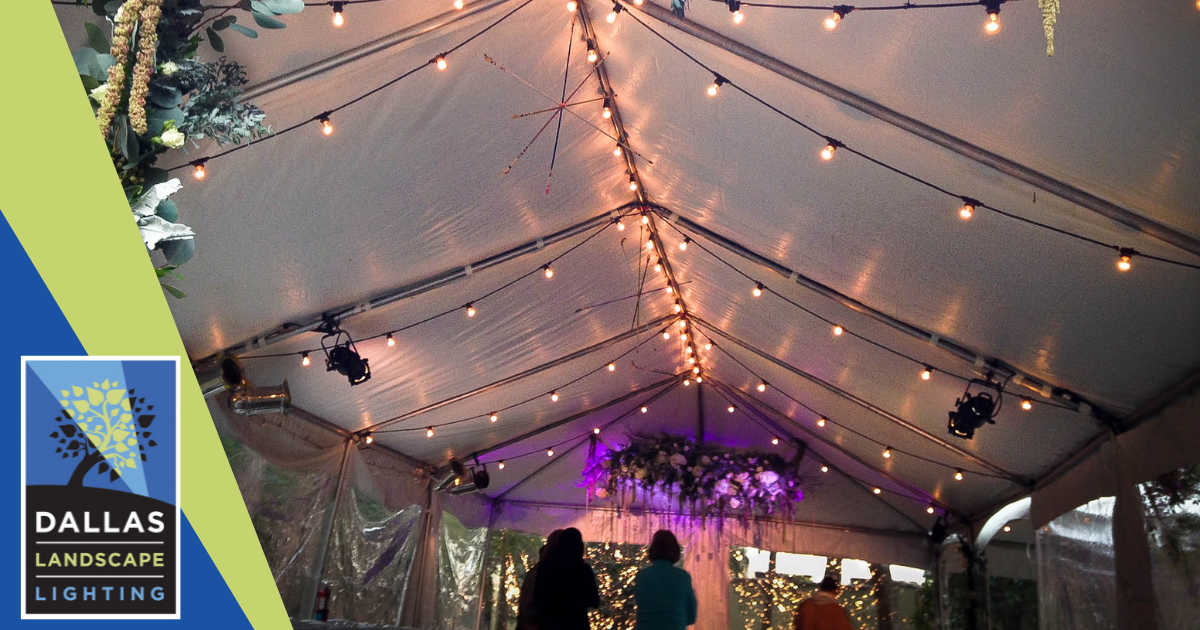 String Lights - Dallas Landscape Lighting