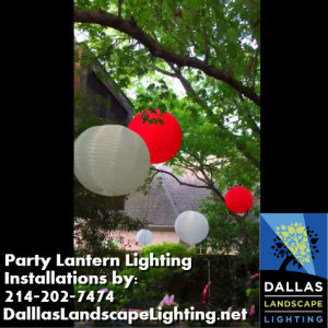 Party Lights Installed Dallas Landscape Lighting